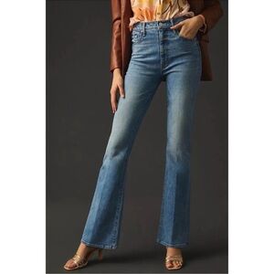 Mother High Waisted Weekender Slice Heel Belle de Jour